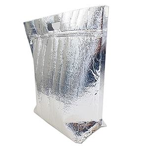 아이스원 가방 대 500장 손잡이 지퍼 보온봉투 보냉 팩 백 보냉백 도시락 배달 이유식 케이크