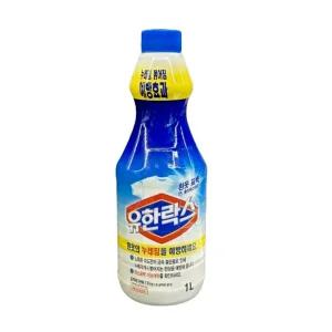 유한락스 흰옷 표백용 1L 얼룩제거 표백제 황변방지