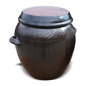 [황금뒤주] 무공해 소금 항아리 5호(25kg) 바닥타공