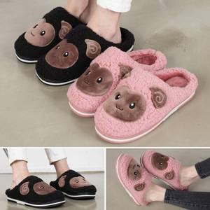 폭신한 미끄럼방지 털 슬리퍼 겨울 거실화 실내화