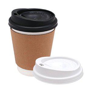 [이룸팩]8온스 종이컵+뚜껑+홀더 100개 세트 테이크아웃컵세트