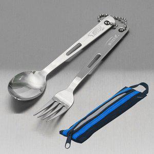 티에라 스텐304 캠핑 숟가락 포크 2종세트