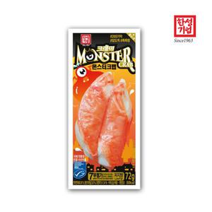 게맛살 크래미 편의점 꽃게 간식 맛살/ 몬스터크랩 72g