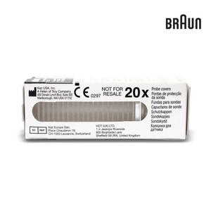 브라운 귀 체온계용 필터캡 1박스(20개입) IRT-6520/IRT-6510/IRT-6030 필터캡