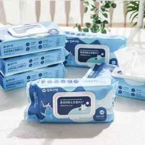 쉼표리빙 부직포 일회용 물걸레청소포 플러스 30매X10팩 300매