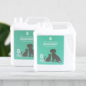 [펫츠맘마] 반려동물 살균 소독 탈취제 대용량 4리터 2개 set