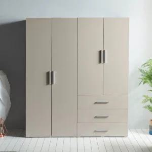 솔트 베이직 1600 옷장세트 3단 서랍형 mcr072