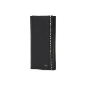 [롯데백화점]닥스 액세서리 [선물포장][FORMAL]블랙 체크배색 소가죽 장지갑 DBWA2F441BK