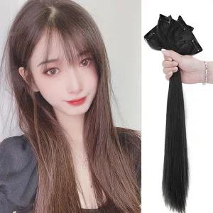 [홀리지]셀프 붙임머리 자연스러운 부분가발 똑딱이 헤어피스