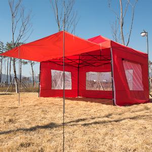 베이직 캐노피천막 3x4.5 실내 야외 행사용 접이식 포장마차 감성용 천막