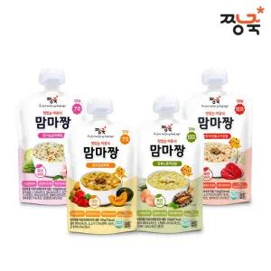 [보리보리/짱죽]맘마짱 이유식 파우치형(실온) 11종 낱봉/세트
