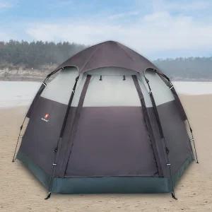 스위스마운틴 헥사돔 원터치텐트 5인용+폴대세트