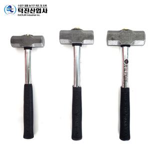 돌망치 무진동중 대 특대 캠핑 중망치 미끄럼방지 쇠 덕진 국산 볼트고정 KLDK_HAM4~6