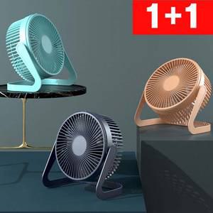사무실 테이블 소형 USB 저소음 책상 미니 선풍기 2개