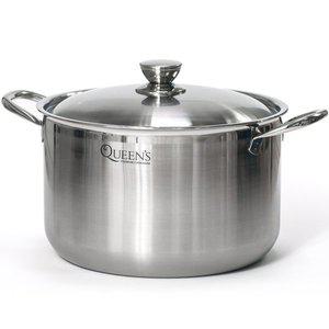 [키친아트] 퀸즈 통3중 IH인덕션 스텐304 곰솥냄비 28cm