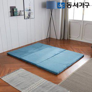 [동서가구]EZ토퍼매트 견면 3단 접이식 DS싱글 토퍼 매트리스 DF637089