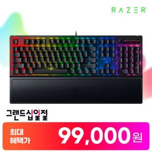 [최.종.가 99,000] 레이저코리아 블랙위도우 V3 리니어 한글각인 게이밍 키보드 Razer Blackwidow V3 Linear KR