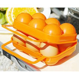 휴대용 계란보관함 6구 3개, 에그케이스 트레이 달걀통 캠핑 피크닉