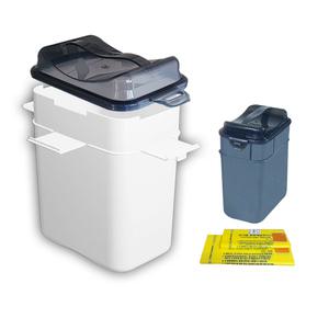 날개달린 음식물쓰레기통 1L 2L 3L 겸용 가정용 종량제 쓰레기봉투 고정 밀폐  1리터 비닐봉투