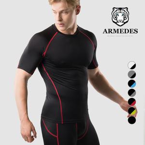 아르메데스 언더레이어 쿨티셔츠 베이스레이어 컴프레션 테크핏 운동복 반팔 AR-58