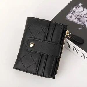 [하프클럽/라이니 잡화]퀼팅 지폐 동전 수납 가능 카드 반지갑 ac-9200c