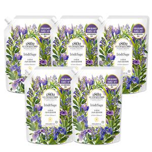 르샤트라 보타닉캐슬 고농축 섬유유연제 아이리스 세이지 리필 1.5L x5개