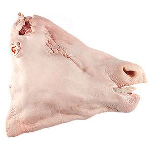 (머리뼈없음) 한우암소 발골손질한 소머리정육 반마리 냉동 신선