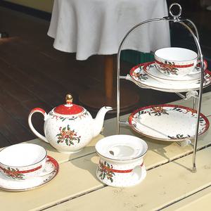 고원C 크리스티나 티팟세트 크리스마스 도자기 찻잔세트