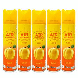 산도깨비 냄새탈취 방향제 공기청향제 스프레이 300mL 모과향 x 5개