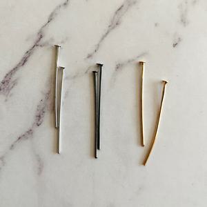 T자핀(낱개)/T핀 티핀 비즈재료 플랫헤드 비즈공예 연결 만들기재료 부자재 고정핀