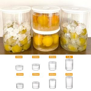 이와키/전자렌지용 내열유리 원형 밀폐팩 8종