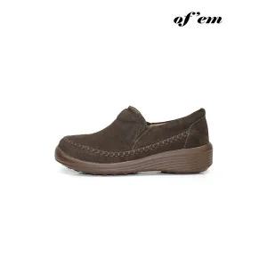 [하프클럽/오브엠]여성 스웨이드 로퍼_F23DB212 (2color)