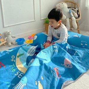 [한스갤러리]언더더씨 어린이집 낮잠이불 가방포함 모달 인견 낮잠이불세트