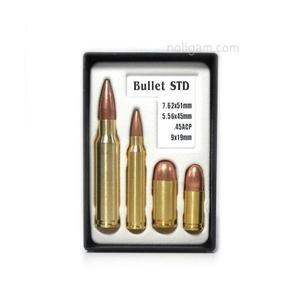 아크로모형 황동 더미탄 4개세트 Bullet STD/ 총알 모형탄