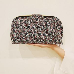 [쓰리몰] 에나멜 꽃무늬 파우치 시크릿/메이크업/여행용 파우치
