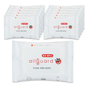 올가드 항균 살균 소독티슈 10매입 10팩 손소독제 소독용에탄올 휴대용 물티슈