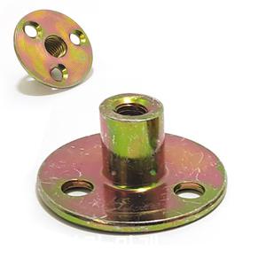 가구 조절발 둥근 조립 너트 M6 브라켓 스틸 의자 상 다리 발통 싱크대 탁자 받침 침대 소파 여분