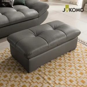 버블리 4인 천연면피 소가죽 스툴