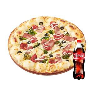 (피자생각) 메가크림치즈볼L+콜라1.25L