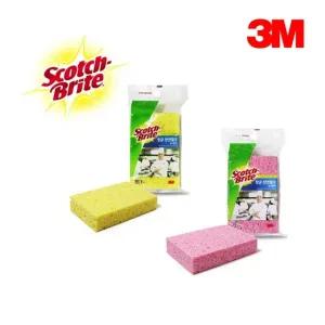 쿼카스마켓 3M 셀룰로우즈 천연 펄프 수세미 x 3개