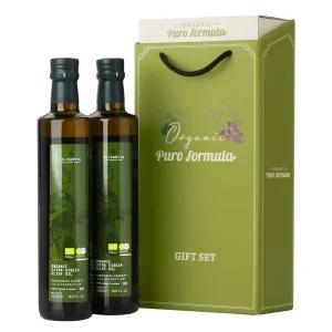 올리바티아 유기농 엑스트라버진 올리브오일 발베로 발사믹식초 선물 세트