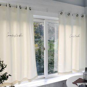 [알뜨리]방한커튼170 아이보리 헤링본 암막커튼 방풍 커튼 작은창 바람막이 가리개 중문 가림막 커텐