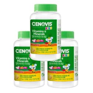 갤러리아 키즈 멀티비타민 미네랄 과일맛 120정 3개 118일분