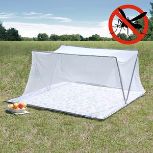 부채표 1초 모기장 원터치 접이식 차박 사각 캠핑 침대 바로착 텐트