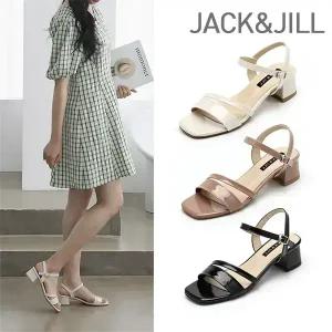 잭앤질 에나멜 스트랩 샌들(JB2444)