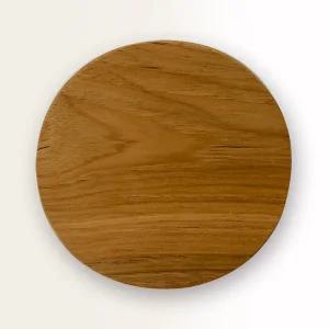 코코도도 우드코스터 원형 1개 나무 컵받침대 티크 원목받침대 컵홀더