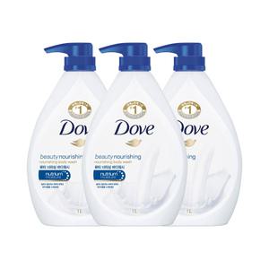 도브 뷰티너리싱 바디워시 1L 3개 바디클렌저