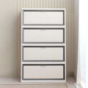 [올리빙] 국내산 와이드 오픈형 가구 플라스틱 서랍장 400 / 650 1단/2단/3단/4단/5단