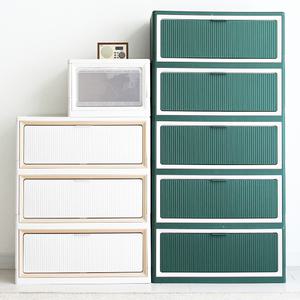 [올리빙]폴드 플라스틱 서랍장 정리함 리빙박스 650 1단/2단 /3단/4단/5단