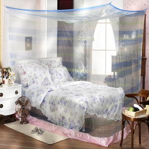 [빅사이즈]국산 화이트/블루 사각모기장 소형부터 7-8인 대형 야외용까지